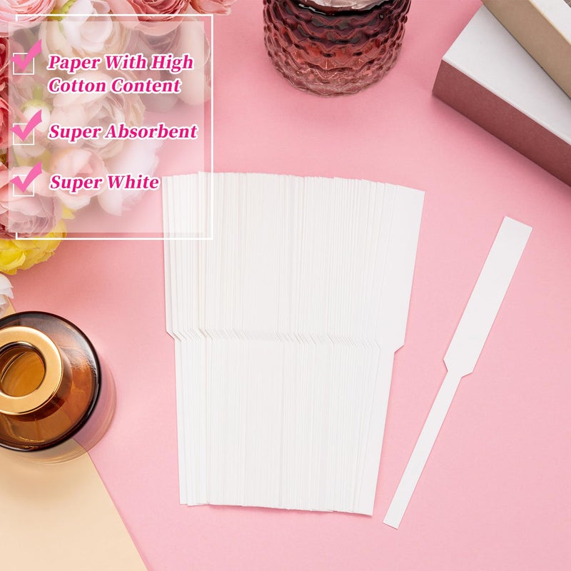 LHSYFBZ 600Pcs Perfume Test Strips, Fragrance Paper Strips, White Blotter Strips for Diffuser Aromatherapy Testing Scents - Image 5